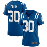 George Odum Indianapolis Colts Women's Game Jersey - Royal