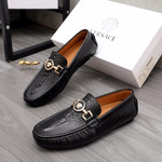Versace Leather Shoes For Men #962413