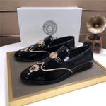 Versace Leather Shoes For Men #938691