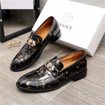 Versace Leather Shoes For Men #881405