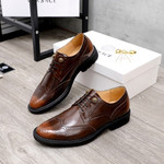 Versace Leather Shoes For Men #951117