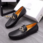 Versace Leather Shoes For Men #957524