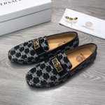 Versace Leather Shoes For Men #919284