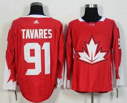 رائحة العرق الكريهة Men's Team Canada #91 John Tavares Red 2016 World Cup of Hockey Game Jersey علاج الفقرات القطنية اسفل الظهر