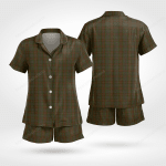 Gray Tartan Short Sleeve Pyjama