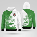 Currie Or Curry Clan Badge Tartan White Thistle Hoodie