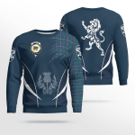 Douglas Clan Badge Tartan Lion Sweatshirt