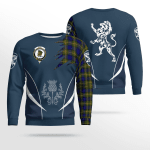 Muir Clan Badge Tartan Lion Sweatshirt