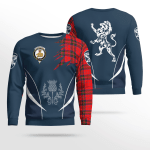 Macgillivray Clan Badge Tartan Lion Sweatshirt