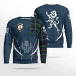 Sutherland Ii Clan Badge Tartan Lion Sweatshirt