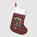 Charteris Earls Of Wemyss Clan Badge Tartan Christmas Stockings
