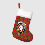 Hepburn Clan Badge Tartan Christmas Stockings