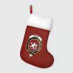 Heron Clan Badge Tartan Christmas Stockings