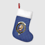 Kirkaldy Clan Badge Tartan Christmas Stockings