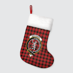 Macqueen Clan Badge Tartan Christmas Stockings