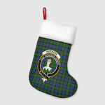 Paterson Clan Badge Tartan Christmas Stockings