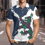 Young Clan Badge Lion Thistle Polo Shirt