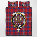 Wishart Clan Badge Tartan Quilt Bed Set