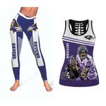 Baltimore Ravens Lamar Jackson Great Player NFL American Football Team Logo Tank top and legging set Gift For Baltimore Fans