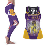 Los Angeles Lakers Kobe Bryant #24 Great Player NBA Basketball Team Logo Tank top and legging set Gift For Lakers Fans
