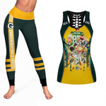 Green Bay PackersJ ordy Nelson #87 NFL American Football Team Logo Tank top and legging set Gift For Packers Fans