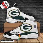 Green Bay Packers Sneakers Personalized AJ 13 Running Shoes For Fan
