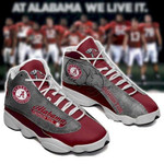 Alabama Crimson Tide Football Custom Tennis Shoes Air JD13 Sneakers