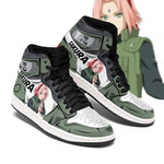Naruto Sakura Haruno Uniform Costume Anime Sneakers Jordan Sneakers Sport Sneakers