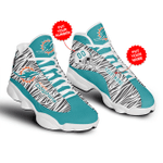Miami Dolphins Football Personalized Shoes Air JD13 Sneakers For Fan