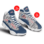 New England Patriots Football Customized Air Jordan Sneaker13 Shoes Sport Sneakers JD13 Sneakers Personalized Shoes Design