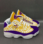 Minnesota Vikings Custom Tennis Shoes Air JD13 Sneakers Gift For Fan