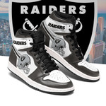 Oakland Raiders Nfl Air Jordan SneakerTeam Custom Eachstep Shoes Sport Sneakers