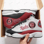 Cincinnati Reds Personalized Air Jordan Sneaker13 For Fan Shoes Sport Sneakers JD13 Sneakers Personalized Shoes Design
