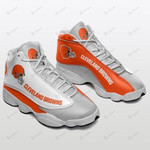 Cleveland Browns Customized Air JD13 Sneakers Tennis Shoes For Fan