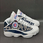 The Los Angeles Clippers Custom Tennis Shoes Air JD13 Sneakers For Fan