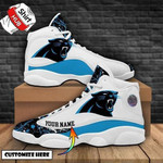 Carolina Panthers Football Air JD13 Sneakers Personalized Shoes