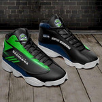 Seattle Seahawks Air Jordan Sneaker13 Shoes Sport Sneakers JD13 Sneakers Personalized Shoes Design