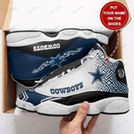 Dallas Cowboys Air JD13 Sneakers Custom Tennis Shoes For Fan