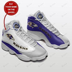 Baltimore Ravens Personalized Air Jordan Sneaker13 028 Shoes Sport Sneakers JD13 Sneakers Personalized Shoes Design