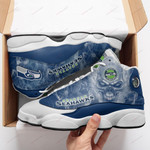 Seattle Seahawks Air Jordan Sneaker13 Shoes Sport V27 Sneakers JD13 Sneakers Personalized Shoes Design