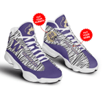 Washington Huskies Football Personalized Shoes Air JD13 Sneakers