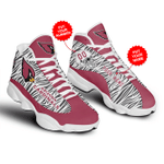 Arizona Cardinals Football Personalized Shoes Air JD13 Sneakers