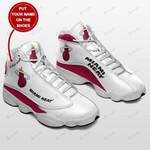 Miami Heat Personalized Air Jd13 Sneakers 069
