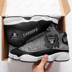 Oakland Raiders Air Jordan 13 Sneakers Personalized Shoes Design