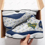 Los Angeles Rams Shoes Personalized Air JD13 Sneakers Gift For Fan