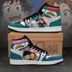 Izuku and Uraraka Sneakers My Hero Academia Anime Shoes Jordan Sneaker