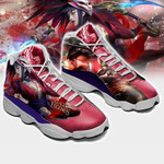 Bloodmoon Akali Custom Tennis Shoes Air JD13 Sneakers Gift For Fan
