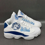 North Carolina Tar Heels Custom Tennis Shoes Air JD13 Sneakers For Fan