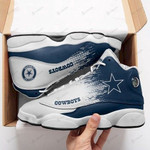 Dallas Cowboys Team Custom Shoes Air JD13 Sneakers Tennis Shoes