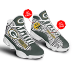 Green Bay Packers Football Customized Shoes Air JD13 Sneakers